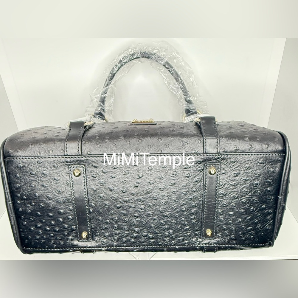 Dooney & Bourke Large Ostrich Satchel - Picture 7 of 8